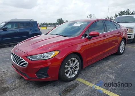 2020 Ford Fusion Se из США, поврежденный, VIN 3FA6P0HDXLR160183